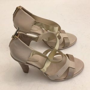 Coach Tawnee-Strappy zipper back heel